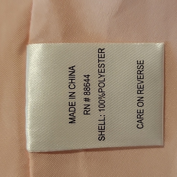 NWT JM STUDIO size 14 pink pleated cocktail/wedding/evening dress - Picture 5 of 6